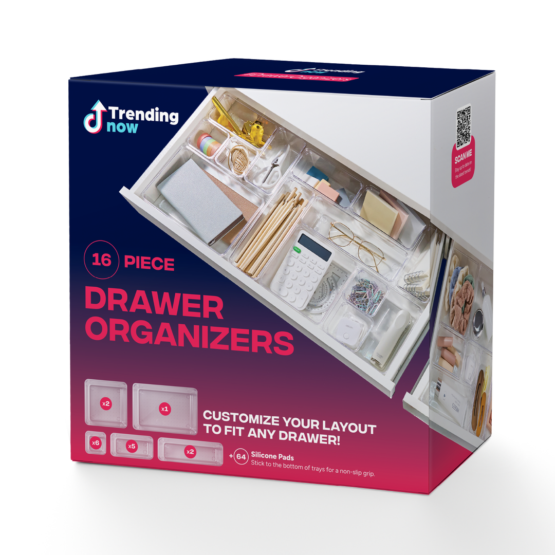 16-Piece Drawer Organizers